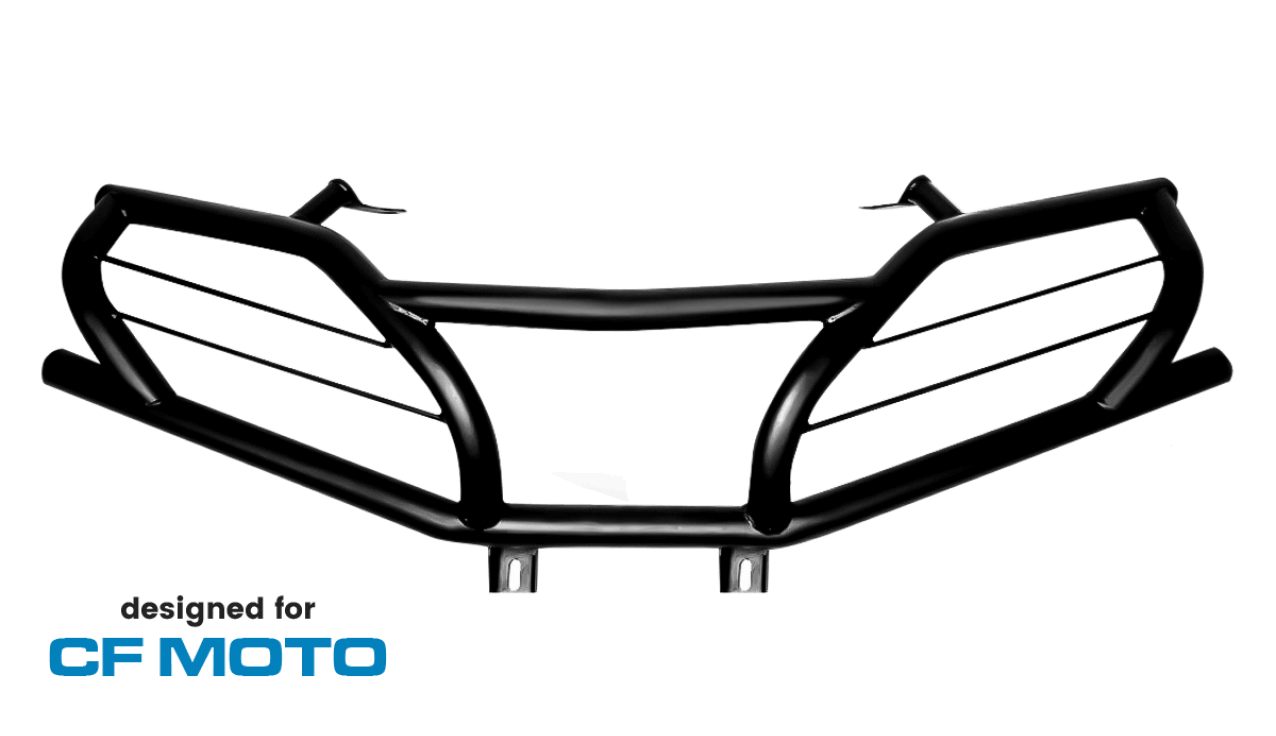 Front Bumper steel black, CF MOTO 850/1000 Long (2020+)